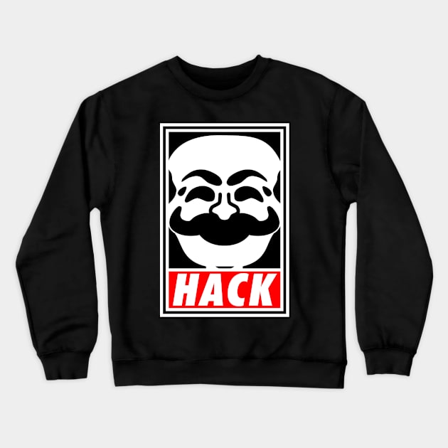 Hack society Crewneck Sweatshirt by karlangas